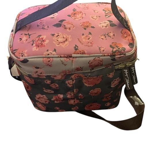 BETSEY JOHNSON Insulated Lunch Box Tote Cooler Bag Multicolor Floral, NWT - Picture 5 of 11